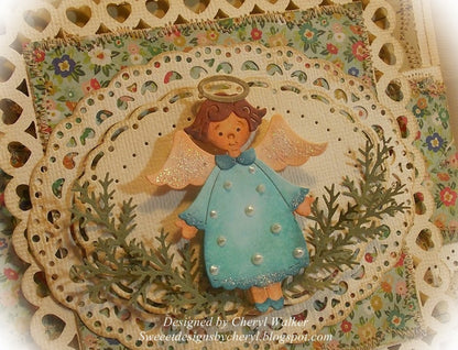 Little Angel Die /  Suaje de Angelito Dados de Corte / Suajes / Troqueles Cottage Cutz