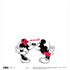 Mickey & Minnie MWAH Cardstock 12 x 12" / Cartulina Estampada Disney Papel, Hojas Sueltas Ek Success