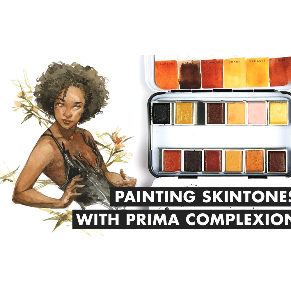 Watercolor Pans Complexion  / Acuarelas Tonos de Piel Acuarela Prima Marketing