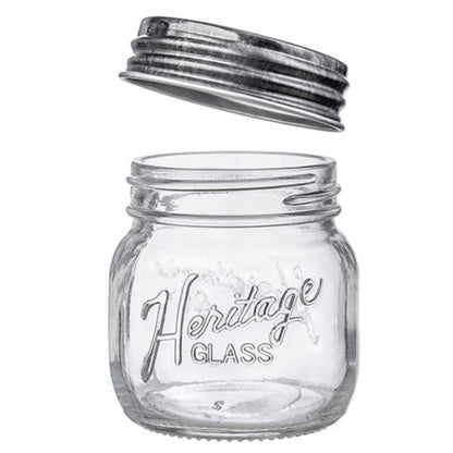 Heritage Clear Glass Mason Jar / Frasco de Vidrio Transparentes Almacenamiento y Organización Darice