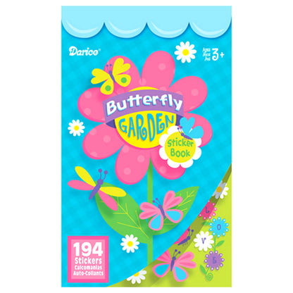 Sticker Book Butterfly Garden  / Libro con 194 Estampas Jardin de Mariposas Stickers Darice