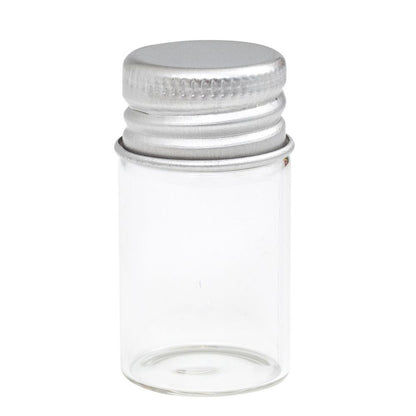 Medium Glass Jars / 6 Frascos de Vidrio Med. con Tapa Metálica Almacenamiento y Organización We R Memory Keepers