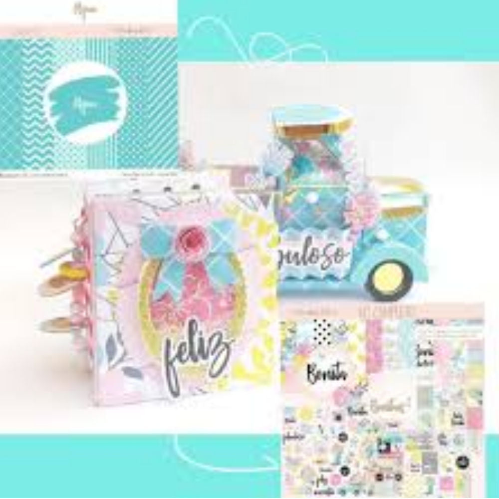 Kit de Papel Cartulina Bonita Papel Memory Kits