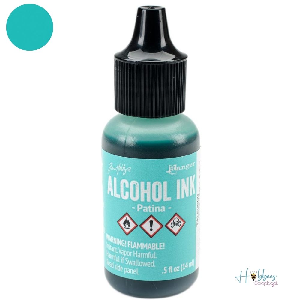 Tim Holtz Alcohol Ink Patina / Tinta al Alcohol Azul Patina Tintas al Alcohol Ranger