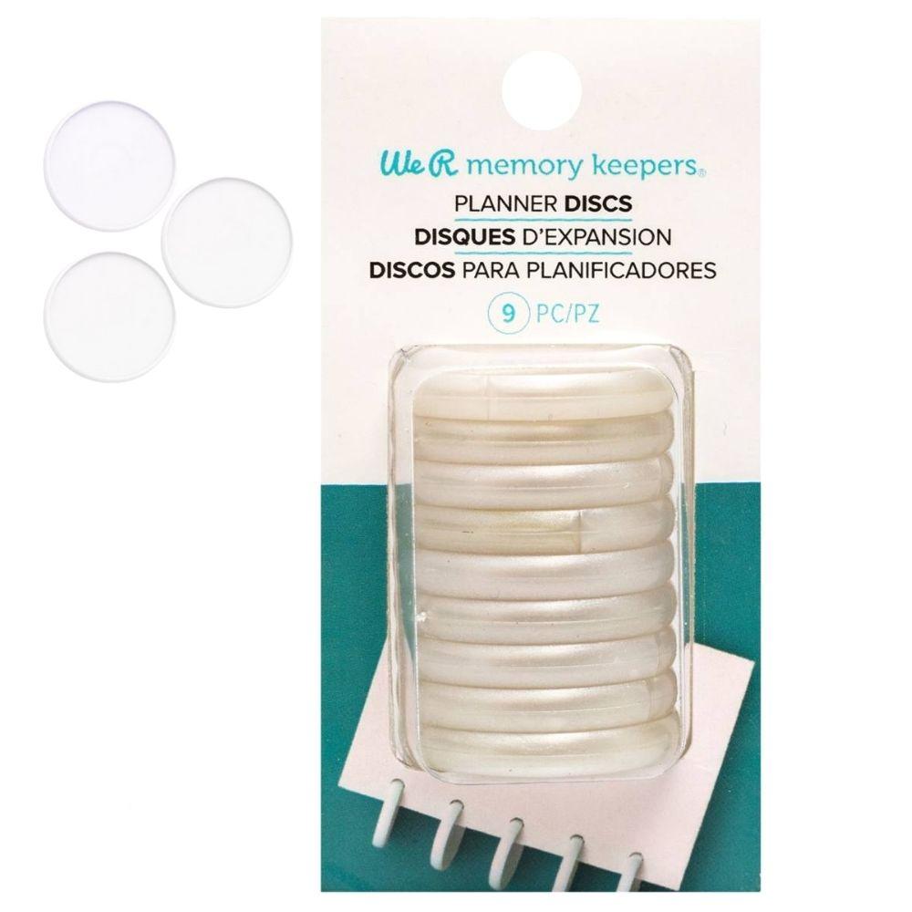 Pearl 1.25 Inch Expander Discs / Anillos para Libreta o Agenda Perla Discos para Planners We R Memory Keepers