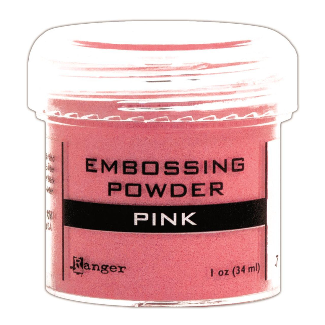 Pink Embossing Powder / Polvos de Realce rosa Polvos de Embossing Ranger