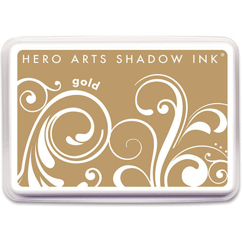 Shadow Ink Pad Gold / Tinta Dorada Descontinuado Hero Arts