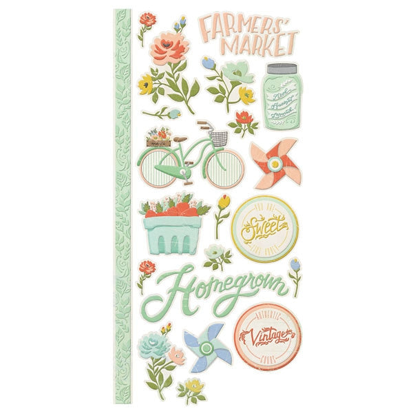 Farmers Market Album Kit / Kit para Albúm con 450 pzas. Albumes We R Memory Keepers