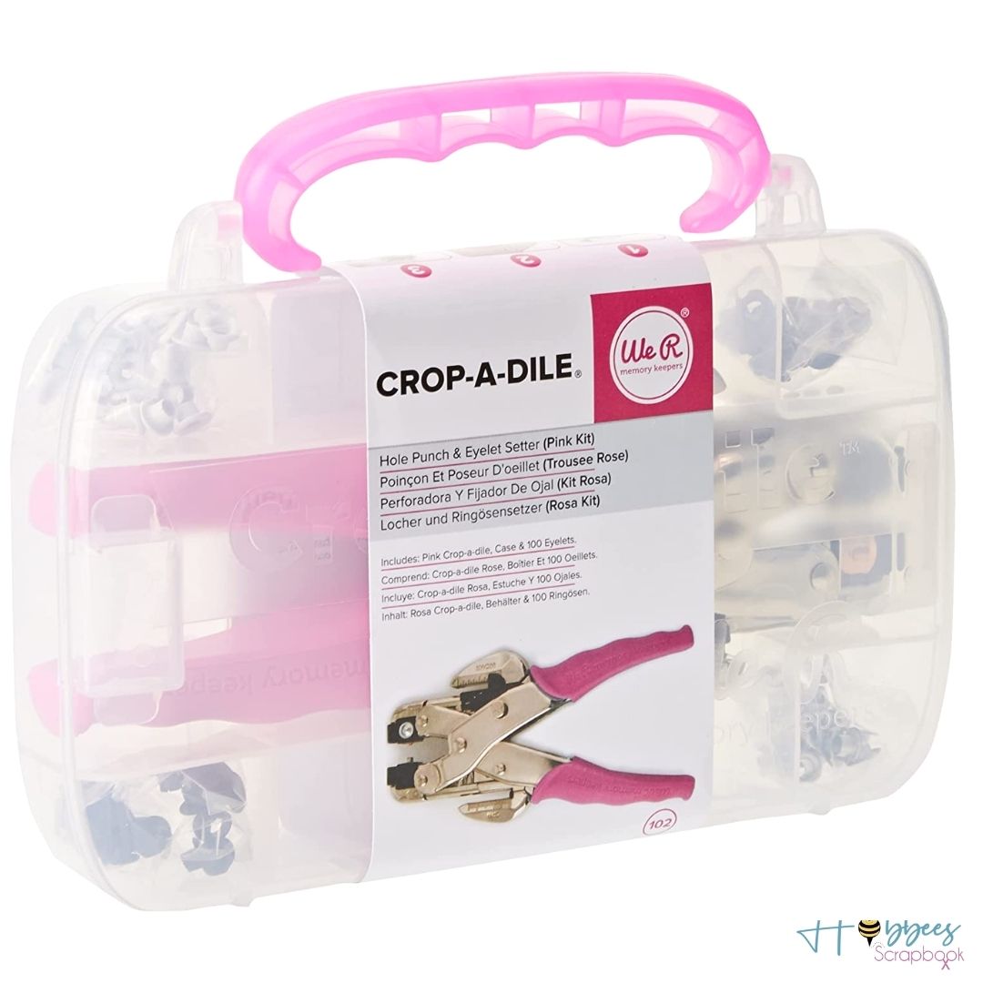 DesignTec - Perforadora Crop-A-Dile con maleta y ojetillos
