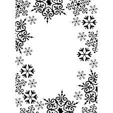 Snowflake Trim Embossing / Folder de Grabado Marco Copo de Nieve Folders de Grabado Darice