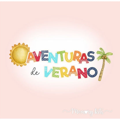 Kit de Papel Cartulina Aventuras de Verano Papel Memory Kits