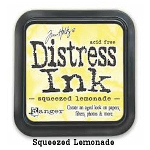 Tim Holtz Distress Squeezed Lemonade / Tinta para Sellos Tintas Ranger