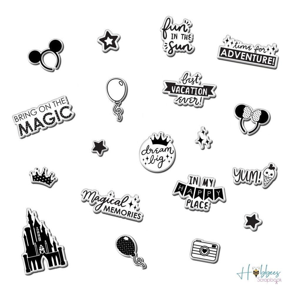 Disney Words Stamps / Sellos de Disney Sellos Ek Success