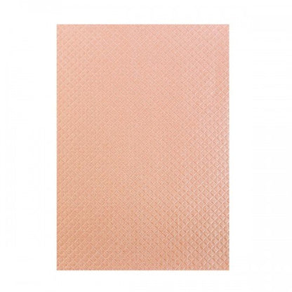 Luxury Embossed Salmon Harlequin / Papel Repujado Salmon Descontinuado Craft Perfect