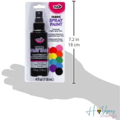 Tulip Fabric Spray Paint Black / Spray para Tela Negro Pintura para Tela Tulip