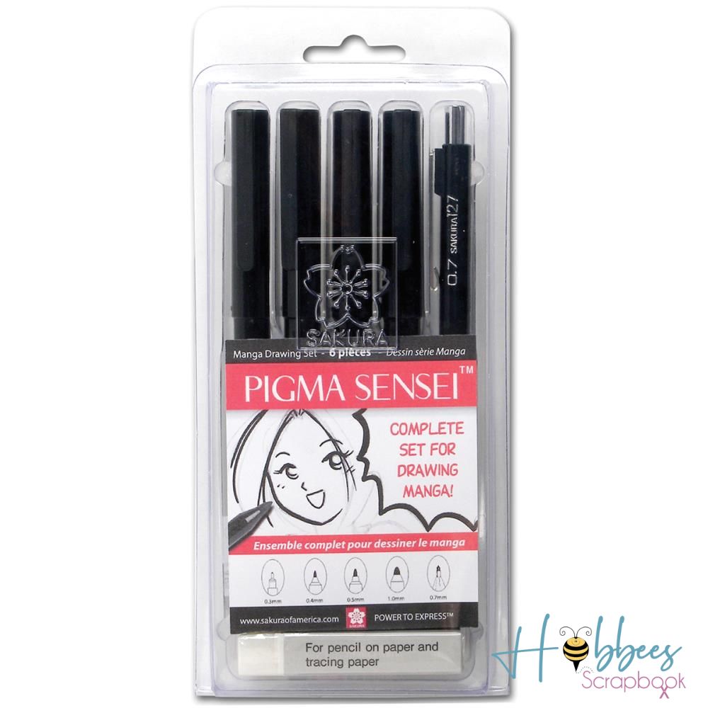 Pigma Sensei Manga Drawing Set / Juego de Dibujo de Pigma Sensei Manga Dibujo Sakura