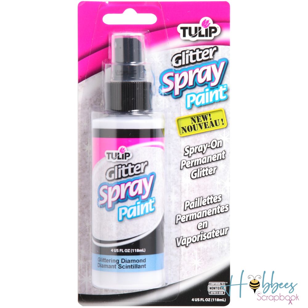 Tulip Fabric Spray Paint Diamond Glitter / Spray para Tela con Purpurina Diamante Pintura para Tela Tulip