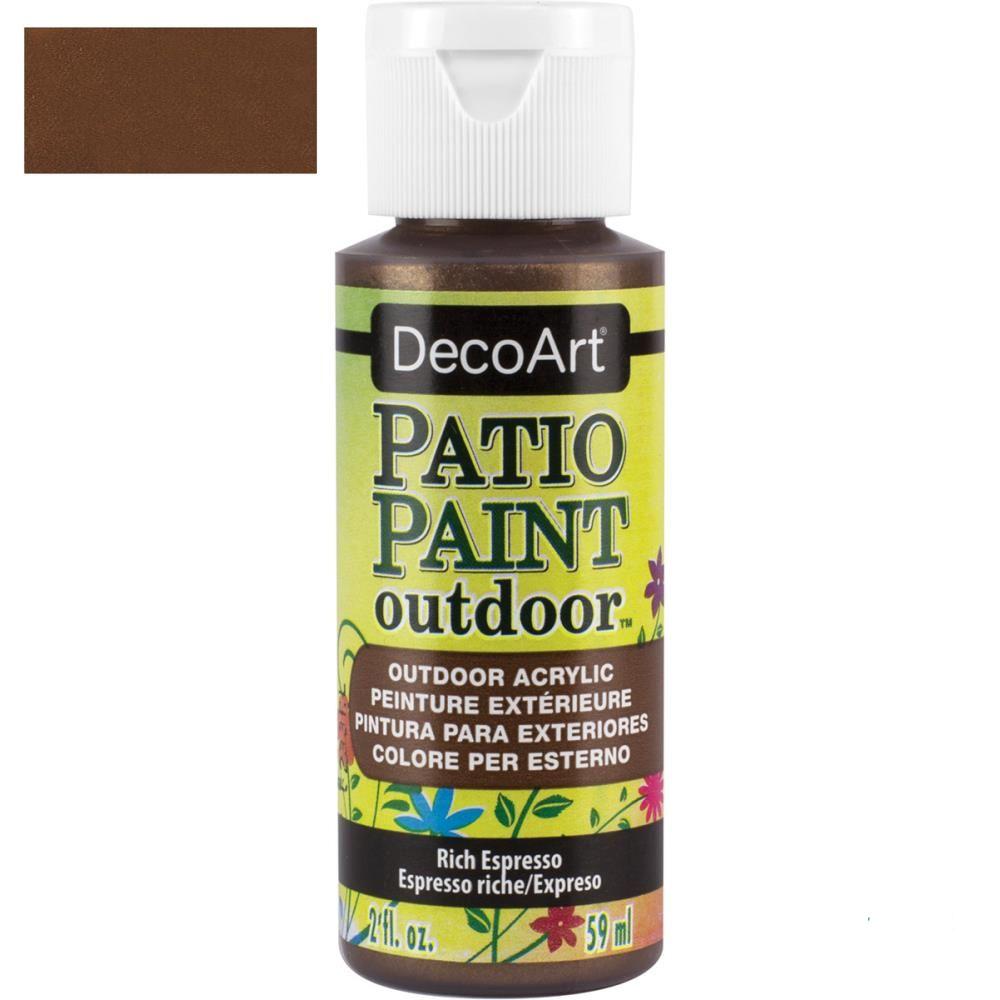 Patio Paint Rich Espresso / Pintura para Patio Café Acrìlicos DecoArt