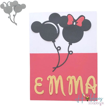 Suaje de Globos Mickey y Mimmie Dados de Corte / Suajes / Troqueles Hobbees