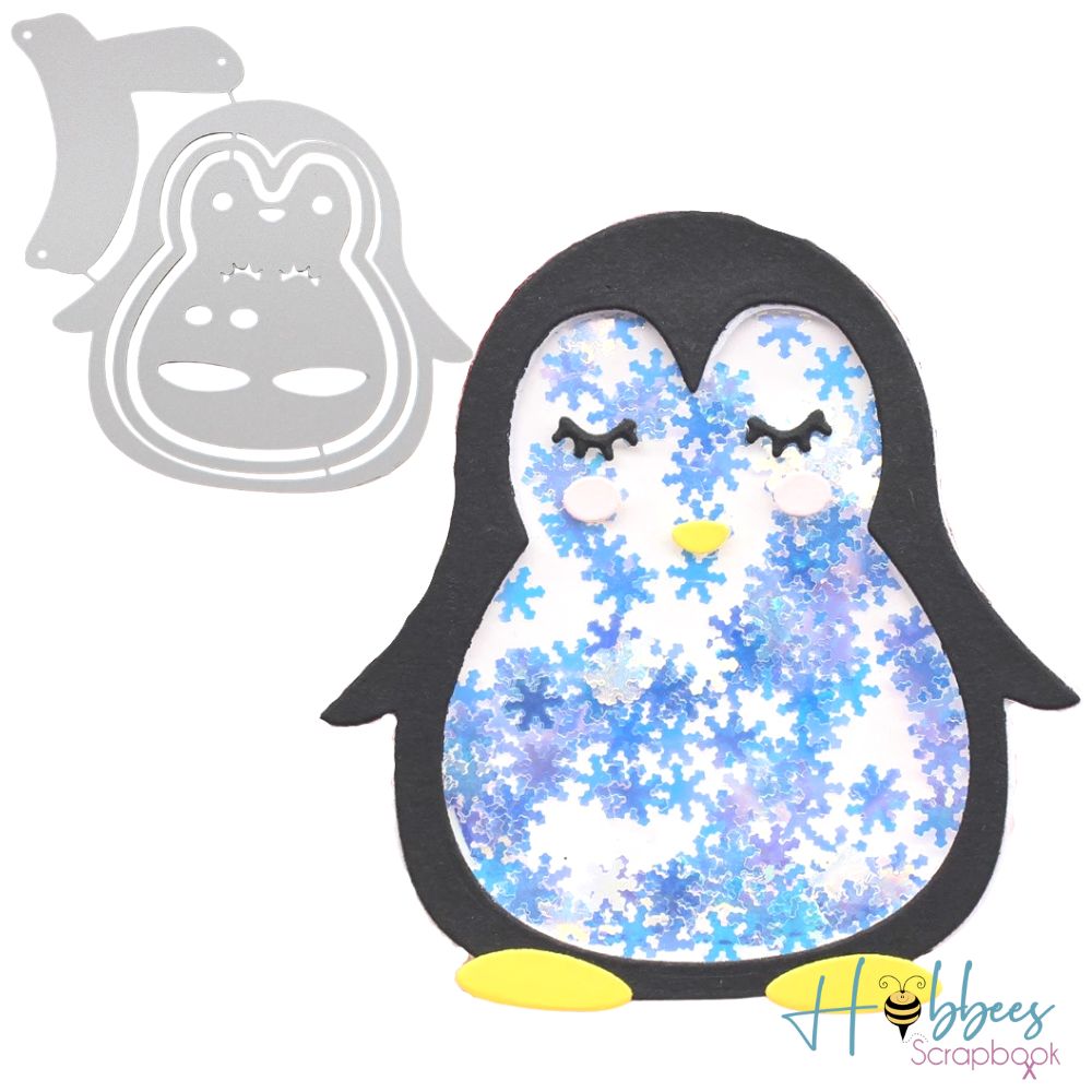 Suaje de Pingüino Shaker Dados de Corte / Suajes / Troqueles Hobbees