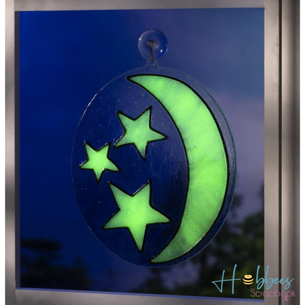 Gallery Glass Paint Glow In The Dark / Pintura para Vitral Brillo en la Oscuridad Vitral Folk Art