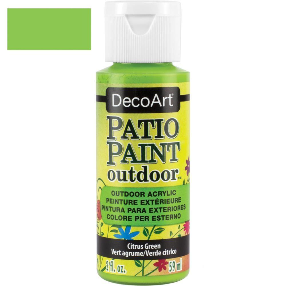 Patio Paint Citrus Green / Pintura para Patio Verde Cítrico Acrìlicos DecoArt