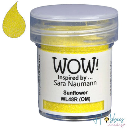 Sunflower Embossing Powder / Polvo de Embossing Amarillo Polvos de Embossing Wow!