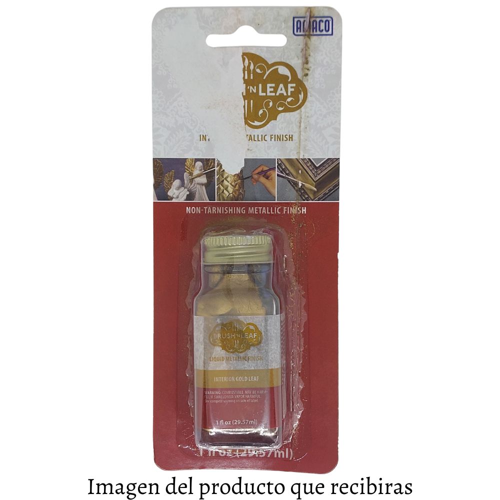 EA - Interior Metallic Paint Gold / Pintura Metálica para Interiores Oro Pinturas Amaco