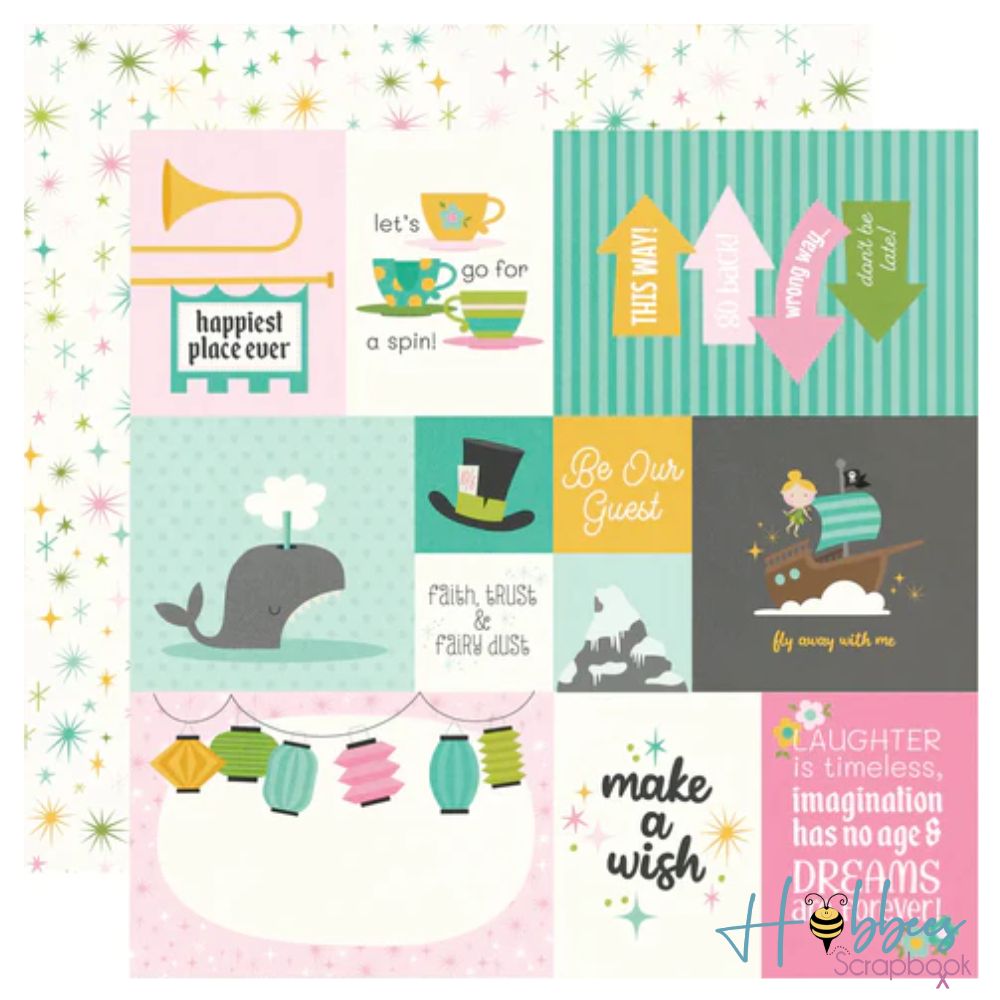 Collection Kit 12 x 12 Say Cheese Fantasy At The Park / Kit Papel Doble Cara Papel Echo Park