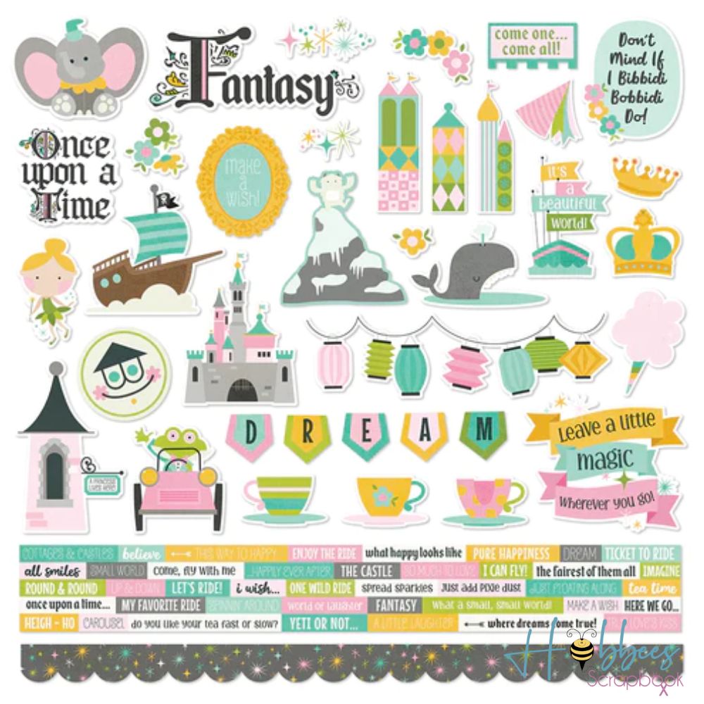 Collection Kit 12 x 12 Say Cheese Fantasy At The Park / Kit Papel Doble Cara Papel Echo Park