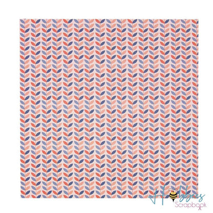 Mixed Card Pack Coral Skies / Papel en Tonos Azúl y Coral 6&quot;x6&quot; Papel Tonic Studios