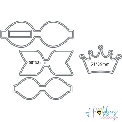 Suaje de Moño con Corona Dados de Corte / Suajes / Troqueles Hobbees