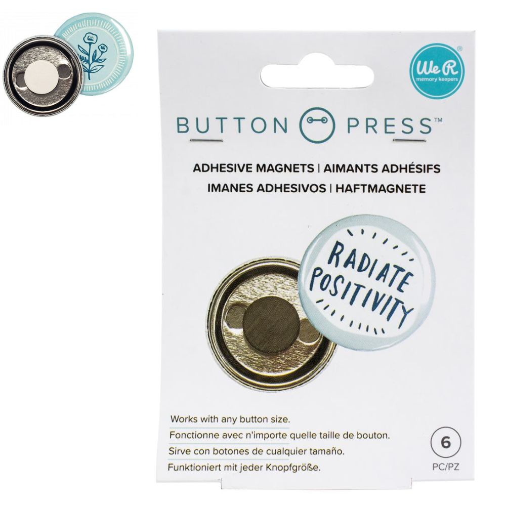 WER Button Press Imanes Adhesivos – CRAFTBOX by Printy Store
