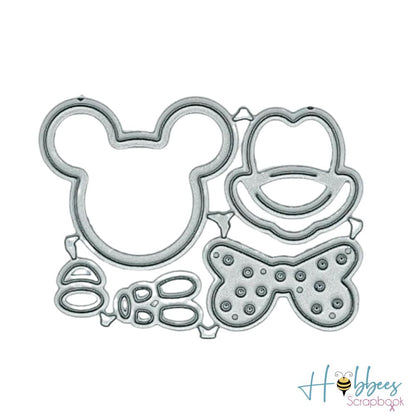 Suaje de Mickey y Minnie Universal Dados de Corte / Suajes / Troqueles Hobbees