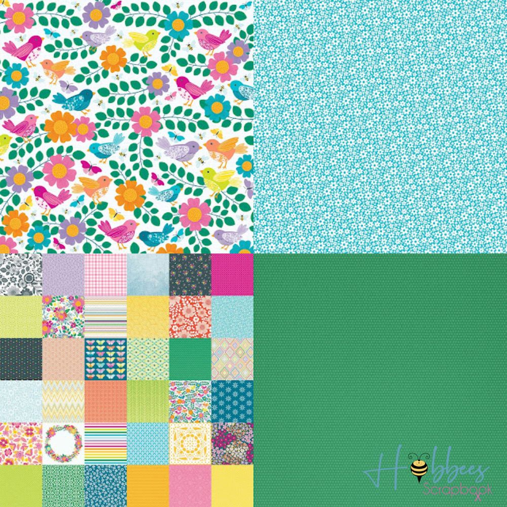 Splendid Paper Pad 12 x 12&quot; / Block de Papel Espléndido Papel American Crafts