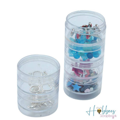 Stacking Jars Large / Frascos Apilables Grandes Almacenamiento y Organización We R Memory Keepers