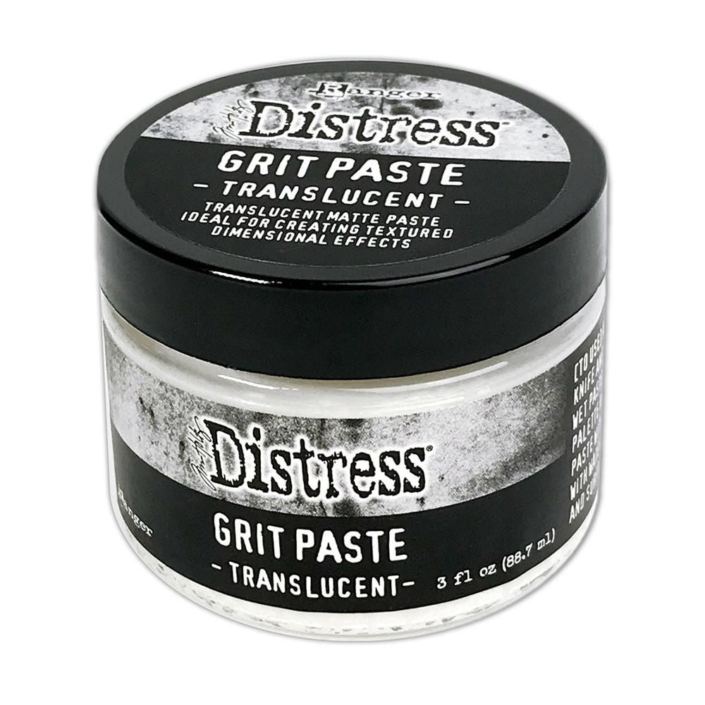 Tim Holtz Distress Grit Paste Translucent / Pasta de Arena Translúcida Medios Mixtos y Pastas Texturizadoras Tim Holtz