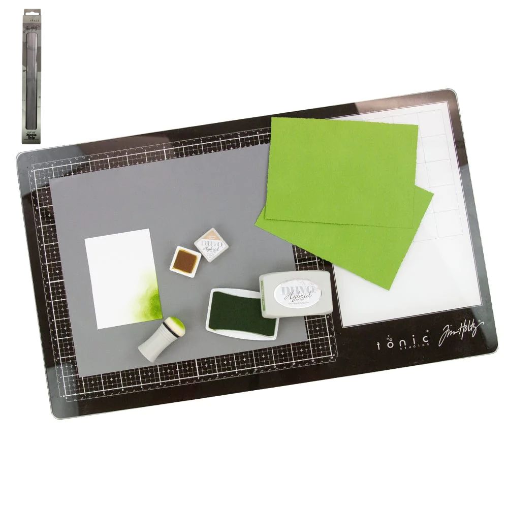 Tim Holtz Media Grip Mat 10.5 x 12 / Tapete de Silicona Tapetes, Mats Tim Holtz