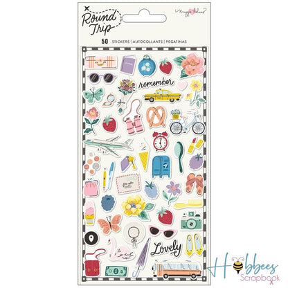 Maggie Holmes Round Trip Puffy Stickers / Estampas Puffy de Viajes Stickers Maggie Holmes