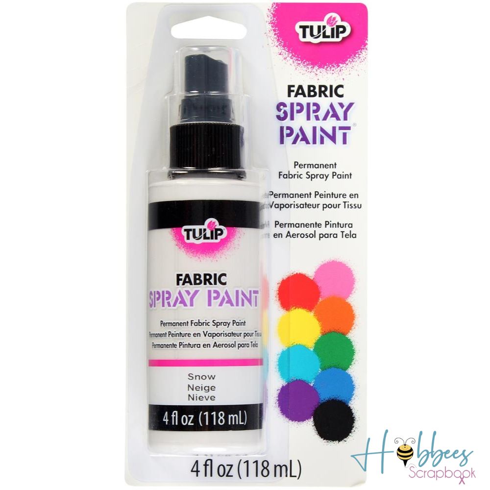 Tulip Fabric Spray Paint Snow / Spray para Tela Blanco Pintura para Tela Tulip