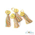 Live & Let Grow Tassels / 4 Borlas con Charms Adornos / Embellishments Jen Hadfield