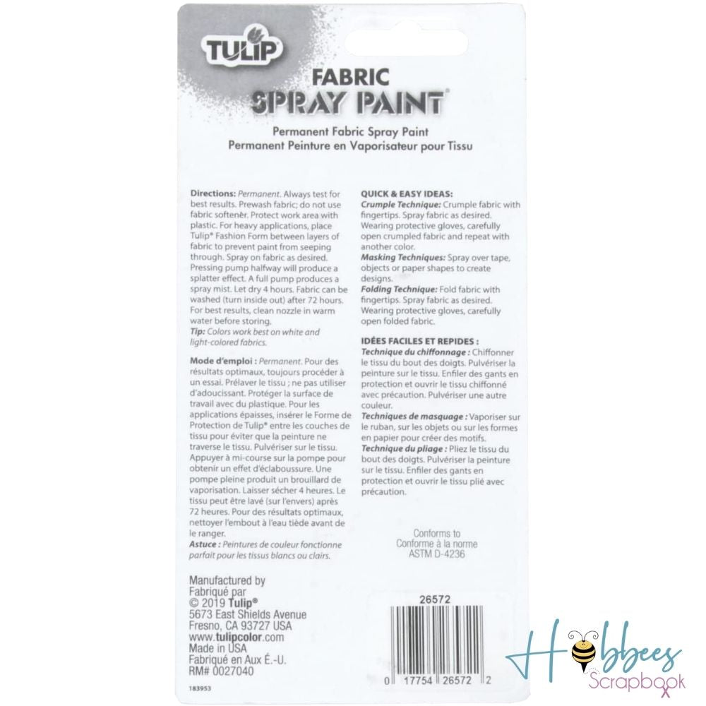 Tulip Fabric Spray Paint Diamond Glitter / Spray para Tela con Purpurina Diamante Pintura para Tela Tulip