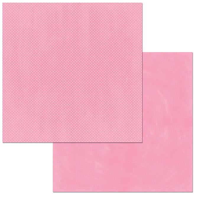 Passion Fruit Dot Cardstock / Cartulina Textuizada de Puntitos Doble Cara Papel, Hojas Sueltas BoBunny