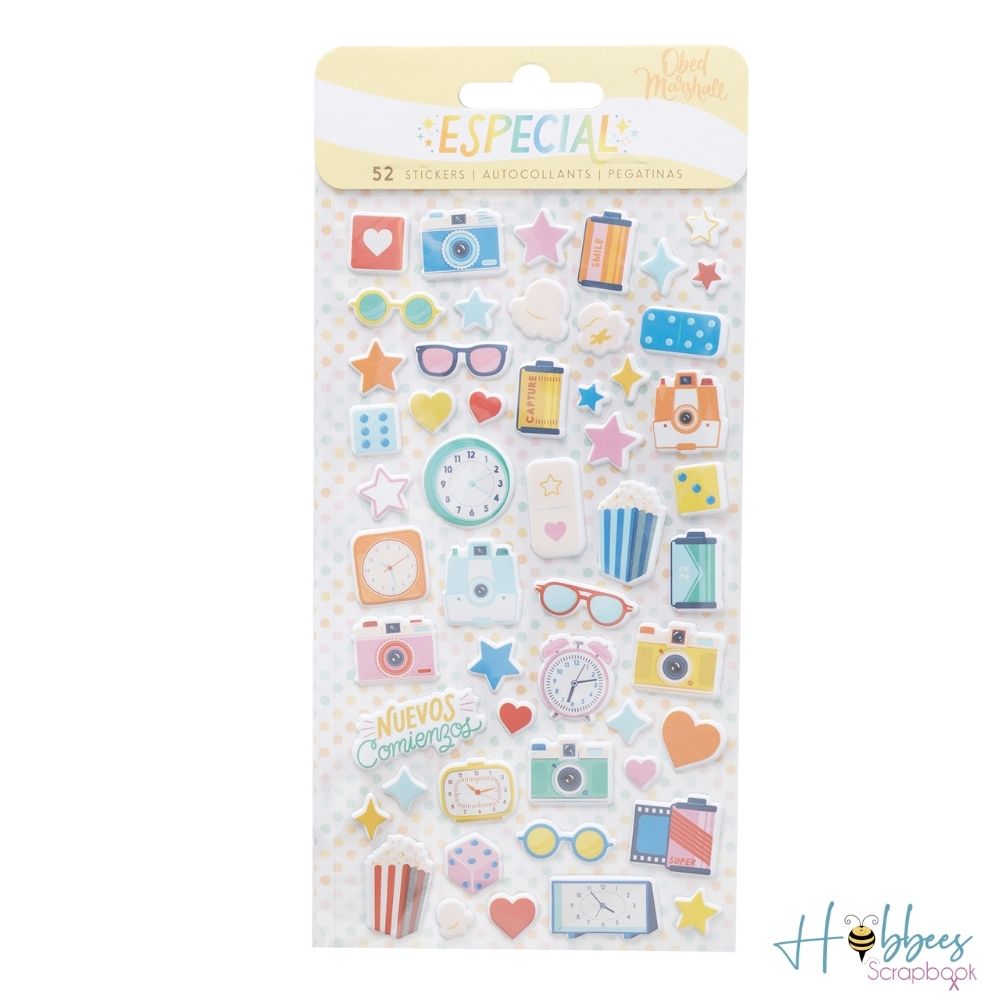 Especial Mini Puffy Stickers / Estampas en 3D Decorativas Stickers American Crafts