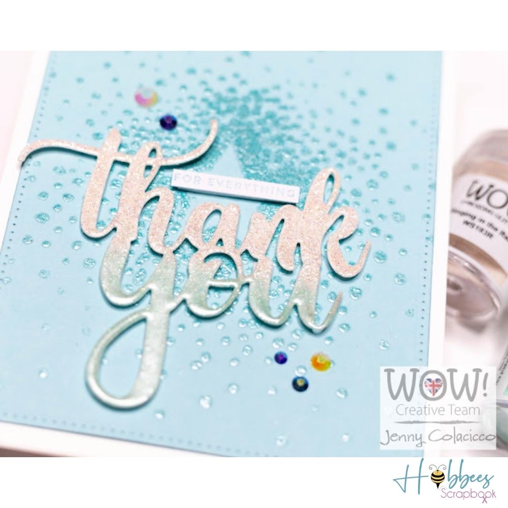 Minty Embossing Powder / Polvo de Embossing Menta Translúcido Polvos de Embossing Wow!