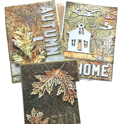 3D Textured Impressions Foliage  / Folder de Grabado 3D Follaje Folders de Grabado Sizzix