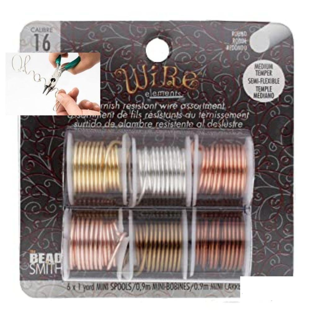 Craft Wire Tarnish Resistant / Alambre Resistente al Desgaste Accesorios Bead Smith