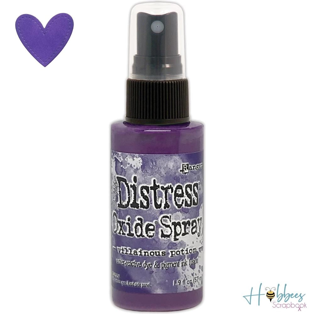 Distress Oxide Spray Villainous Potion / Tinta en Spray Morado Pintura y Medios Mixtos Ranger