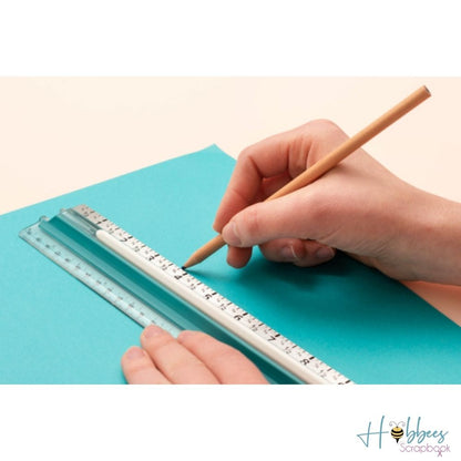 Comfort Craft Easy Grip Ruler 12&quot; / Regla Agarre Confortable Herramientas We R Memory Keepers