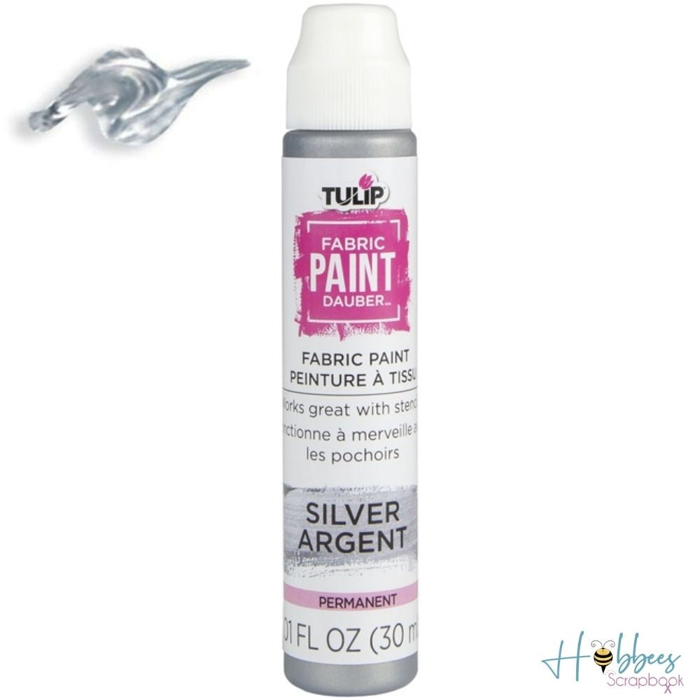 Tulip Fabric Paint Dauber Silver / Pintura para Tela Plata Pintura para Tela Tulip